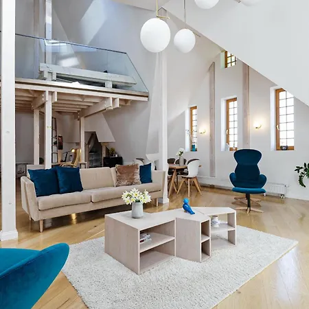 Luxury 143M2 2-Bedroom Penthouse Loft With Ac & Elevator - Brivibas Street, Central Riga *